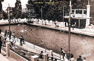 CONSTANTINE - PISCINE DE SIDI M'CID - 1952